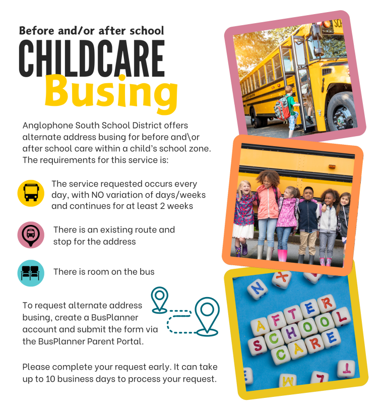 Request busing to an additional address – Anglophone South School District